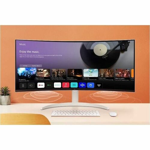 Moniteur intelligent LG MYVIEW 32 pouces 32SR65QC-W (3440 x 1440) avec VA