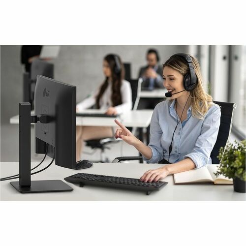 Monitor empresarial IPS QHD de 27 pulgadas 27BA75QB-B con USB tipo C