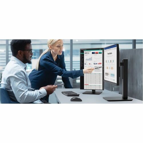 Monitor empresarial IPS QHD de 27 pulgadas 27BA75QB-B con USB tipo C