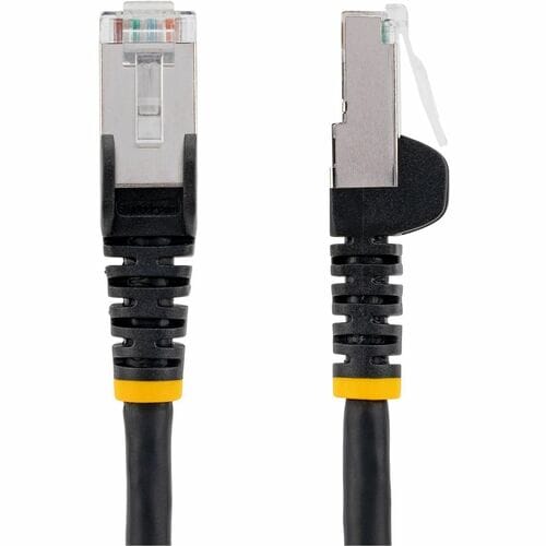 StarTech.com 100ft Black CAT6a Ethernet Cable, Snagless RJ45, 10G, 100W PoE, S/F