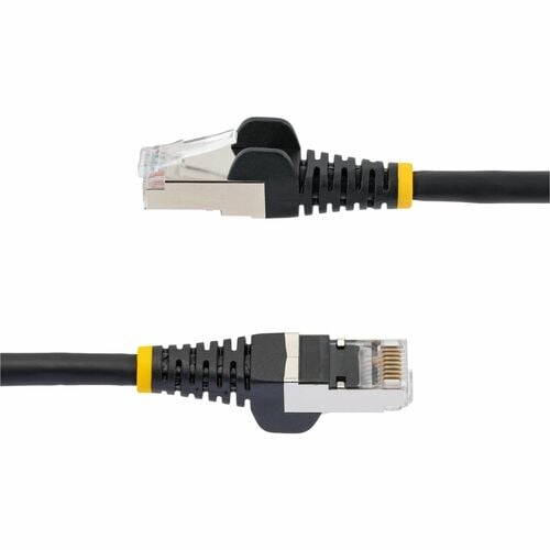 StarTech.com 100ft Black CAT6a Ethernet Cable, Snagless RJ45, 10G, 100W PoE, S/F