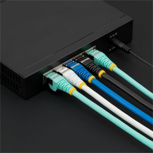 StarTech.com 100ft Black CAT6a Ethernet Cable, Snagless RJ45, 10G, 100W PoE, S/F