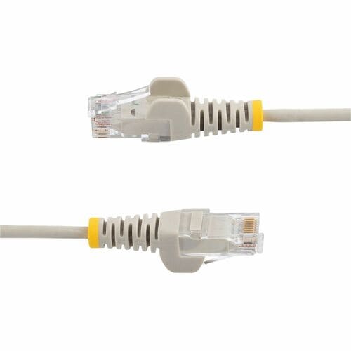 Cable Ethernet CAT6 delgado gris de 2,13 m de StarTech.com