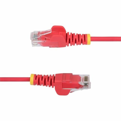 Cable Ethernet CAT6 delgado rojo de 90 cm de StarTech.com