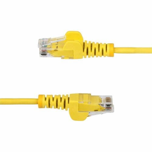 Cable Ethernet CAT6 delgado amarillo de 1,2 m de StarTech.com