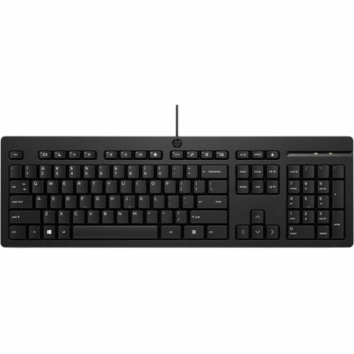 HP 125 Wired Keyboard (AY2Y7AA) - Cable Connectivity - USB Type A Interface
