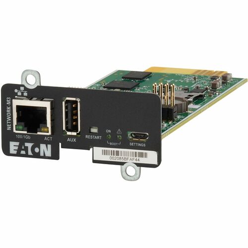 Tarjeta Gigabit Ethernet Eaton - 1 puerto (par trenzado) - 1000Base-T