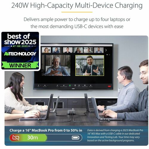 StarTech.com 4-Port Multi-Device USB