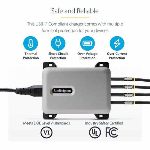 StarTech.com 4-Port Multi-Device USB