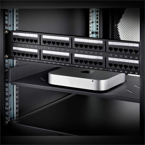 Estante para rack de servidores ventilado de 1U de StarTech.com, profundidad de montaje de 31,5 cm (12 pulgadas)