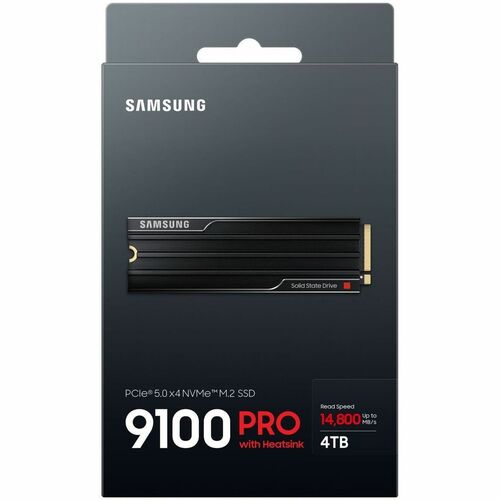 SAMSUNG 9100 PRO CON DISIPADOR DE CALOR DE 4 TB PCIE GEN5. X4 NVME 2.0 MULTI 10
