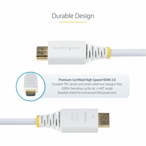 StarTech.com 10ft (3m) Premium Certified High Speed HDMI Cable