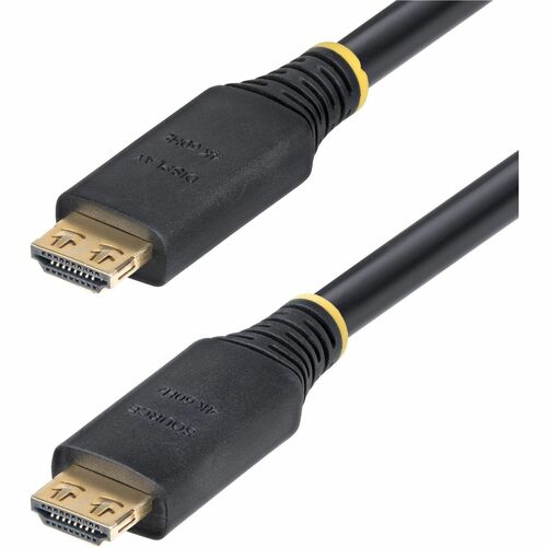 Cable HDMI activo de alta velocidad StarTech.com de 10,6 m (35 pies) con conectores de agarre, 4K 60 Hz/1