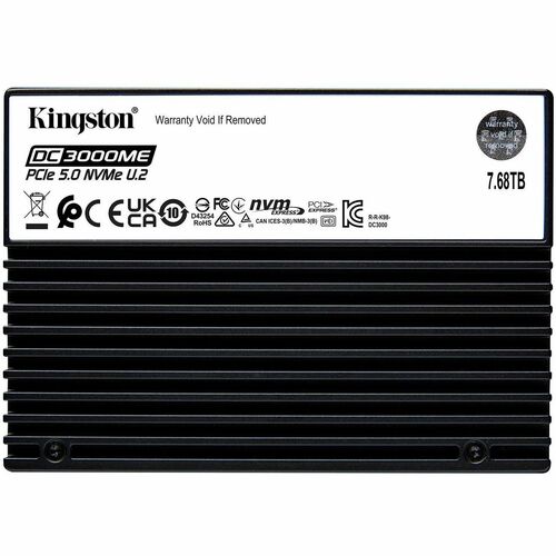 Unidad de estado sólido Kingston DC3000ME de 7,68 TB - 2,5" interna - U.2 (PC)