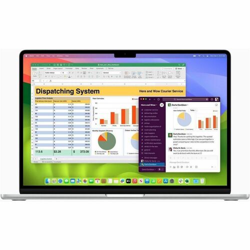 Apple MacBook Air MW1H3LL/A 15.3\" Notebook - Apple M4 - 16 GB - 512 G