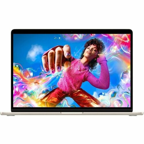 Apple 2025 MacBook Air MW0Y3LL/A 13.6\" Notebook - Apple M4 - 16 GB - 256 G Starlight