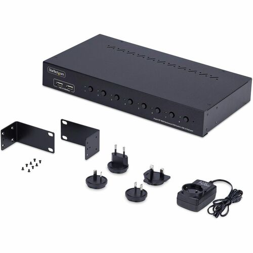 Conmutador KVM de 8 puertos para montaje en rack - DisplayPort 1.2 KVM 4K 60 Hz