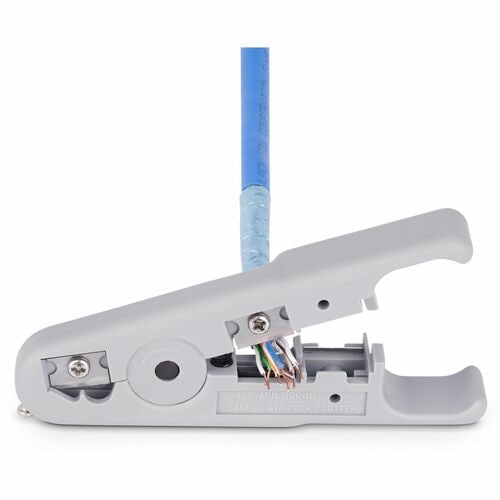 Pince à dénuder/coupe-câbles réseau Startech, outil rotatif pour dénuder les fils
