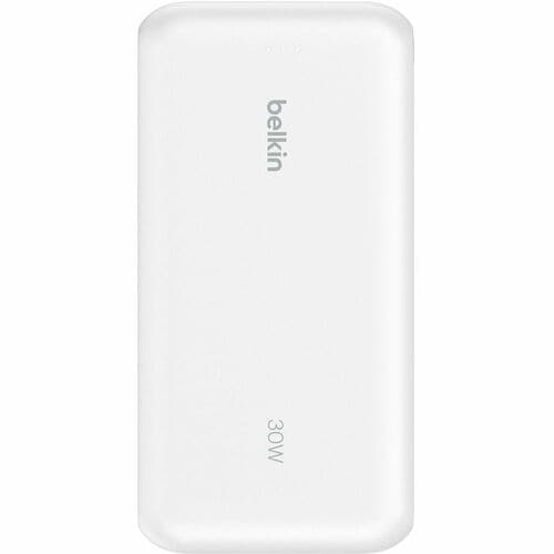 Belkin BoostCharge Power Bank 20K With Integrated Cable - For Smartpho
