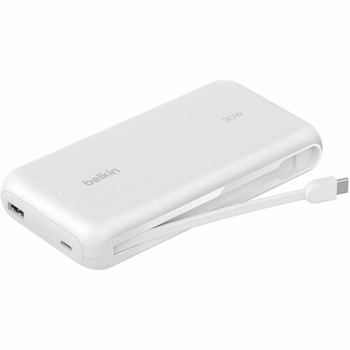 Belkin BoostCharge Power Bank 20K With Integrated Cable - For Smartpho