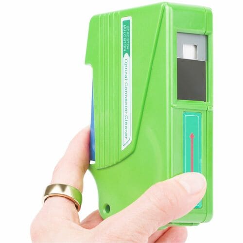 StarTech.com Fiber Optic Cleaner, Fiber Connector Cleaning Cassette, LC Fiber Cleaner, for