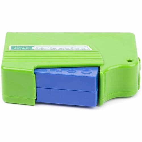 Limpiador de fibra óptica StarTech.com, casete de limpieza para conectores de fibra, limpiador de fibra LC, para