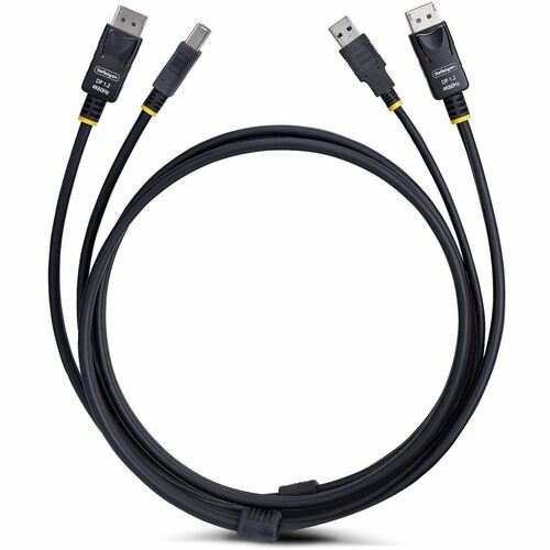 Cable KVM DisplayPort y USB de 5 Gbps de StarTech.com de 1,8 m (6 pies), hasta 4K 60 Hz, DP y USB Com
