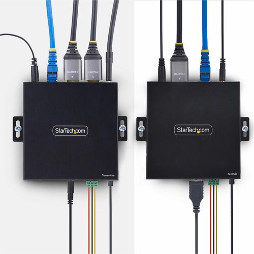 Extensor KVM HDMI StarTech.com sobre red IP, 4K 60 Hz, sin controlador, HDMI y USB sobre Ethernet