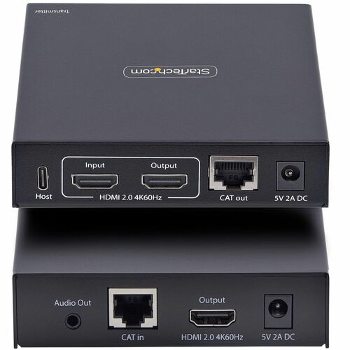 Extensor KVM HDMI StarTech.com sobre red IP, 4K 60 Hz, sin controlador, HDMI y USB sobre Ethernet