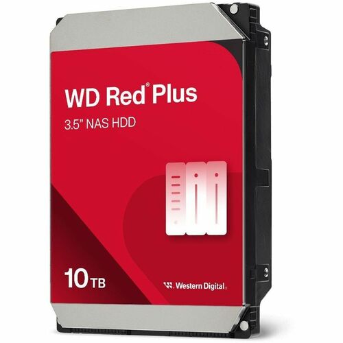 WD Red Plus WD100EFGX 10 TB Hard Drive - 3.5\" Internal - SA