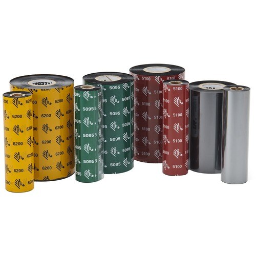 Zebra Resin Ribbon 6.06inx1476ft 5095 High Performance 1in core - Thermal Transf