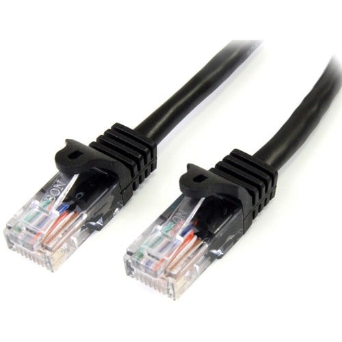 Câble patch UTP Cat5e anti-accroc StarTech.com noir de 3 m