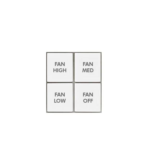 Insteon Fanlinc Button Kit for KeypadLinc White (2322-382)