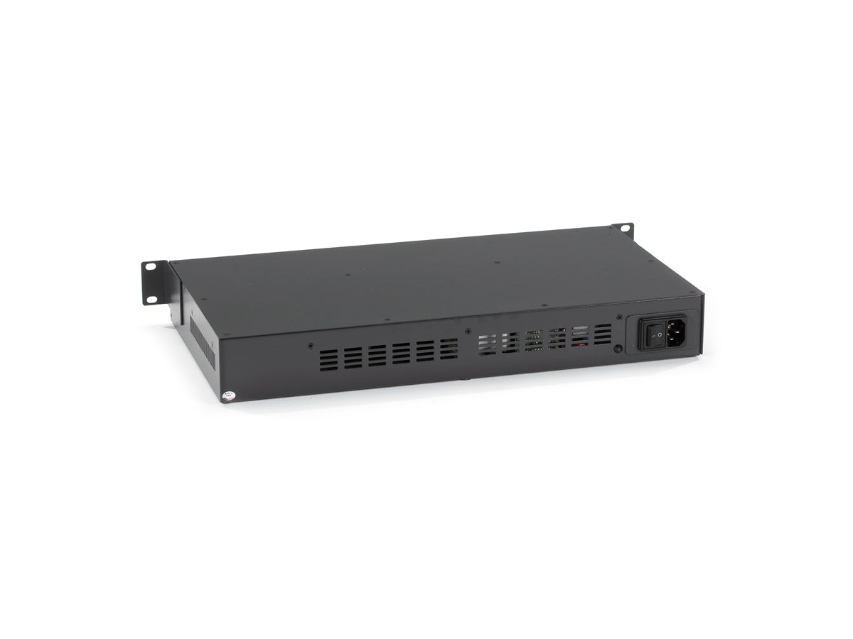 Bandeja de alimentación de CA de 18 ranuras de Black Box Corp para convertidores miniatura