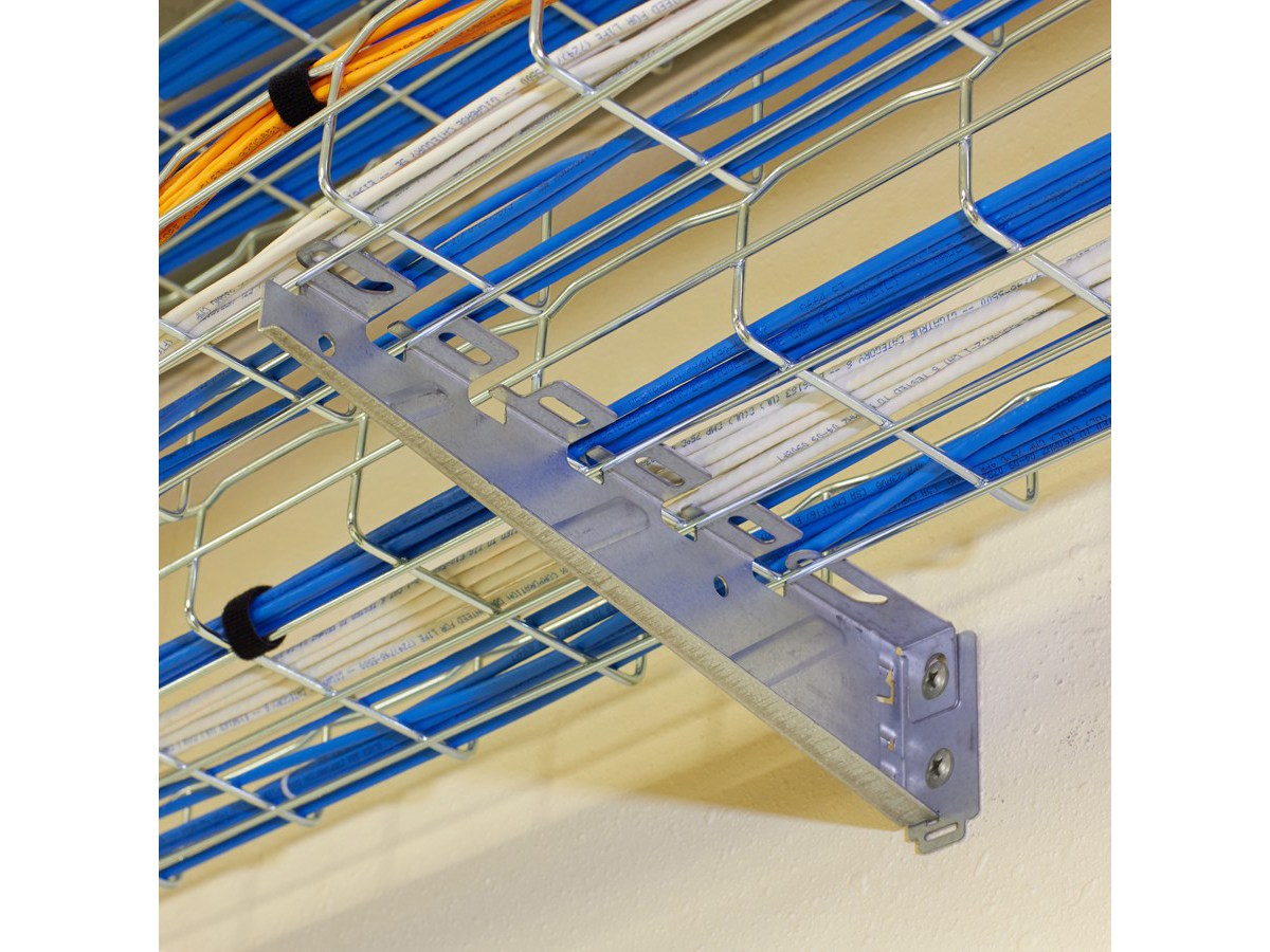 Black Box Corp Etpac Cable Tray Wall Bracket, 6In Rm729