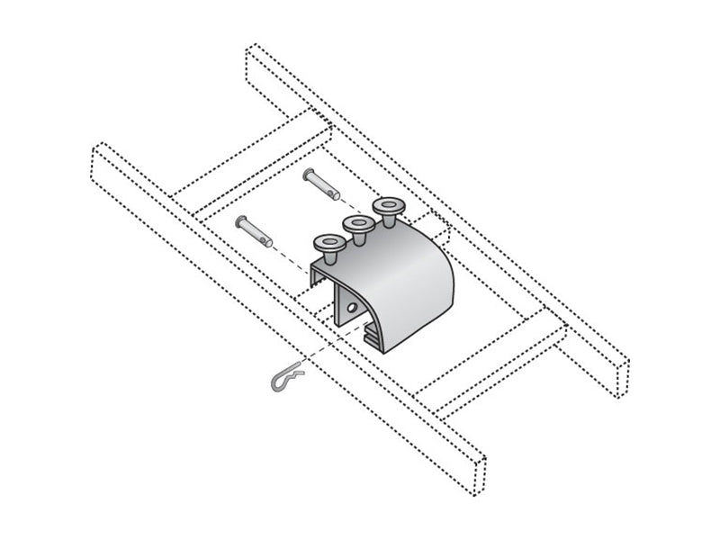 Black Box Corp Der Rack Radius Drop Kit, Black Rm867-R2