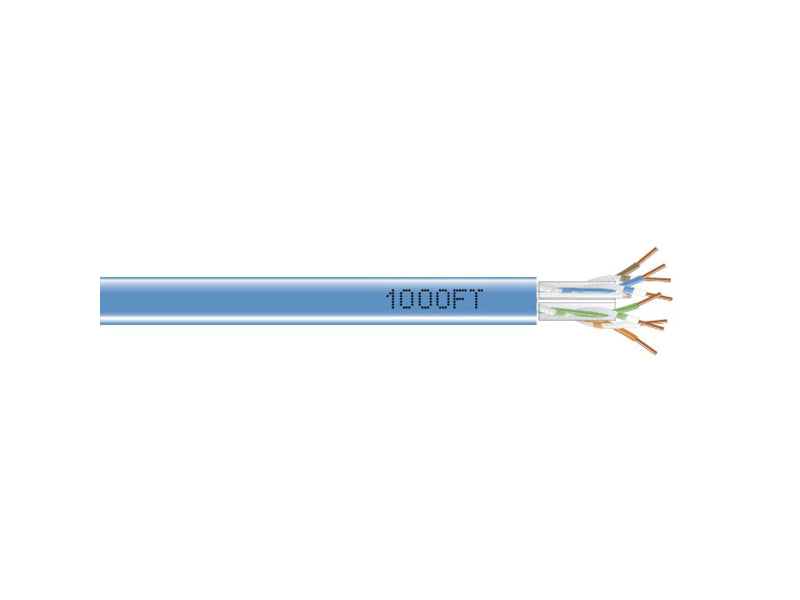 Cable de PVC Black Box Corp 50 Cat6 a granel de 304 m (1000 pies) Eyn870A-Pb-1000