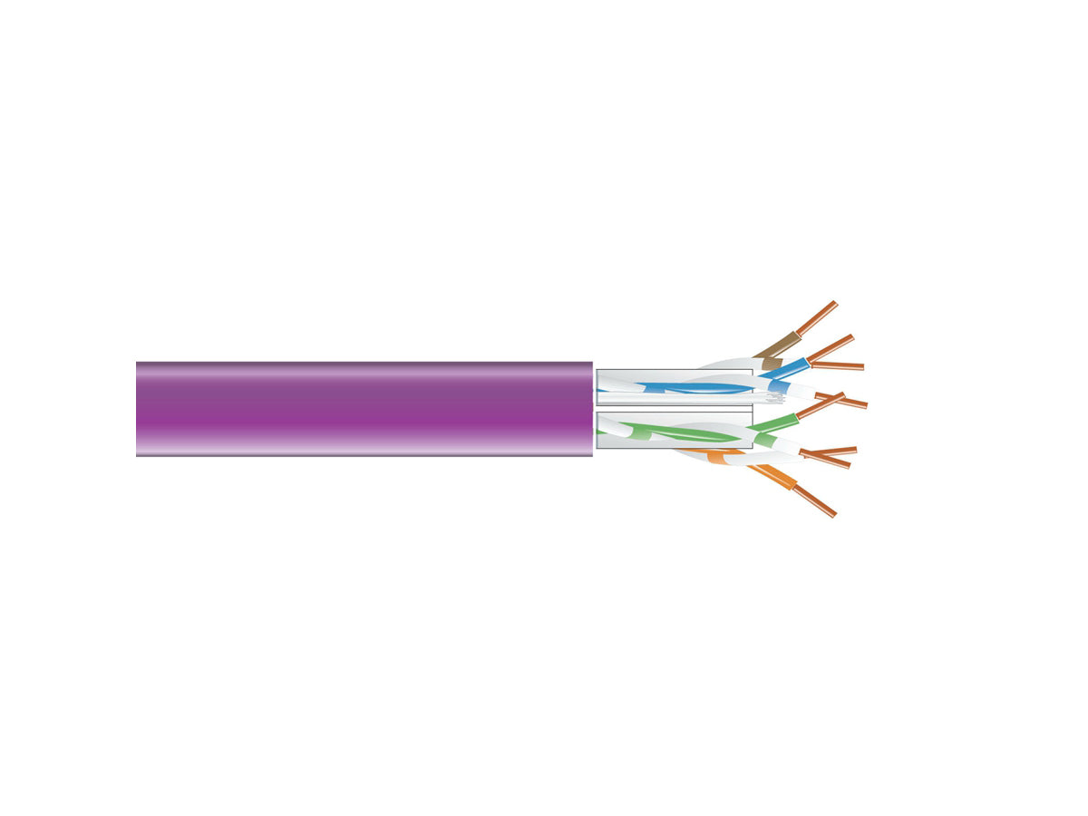 Cable de PVC Eyn864A-Pb-1000 de Black Box Corp. Cat6 a granel de 304 m