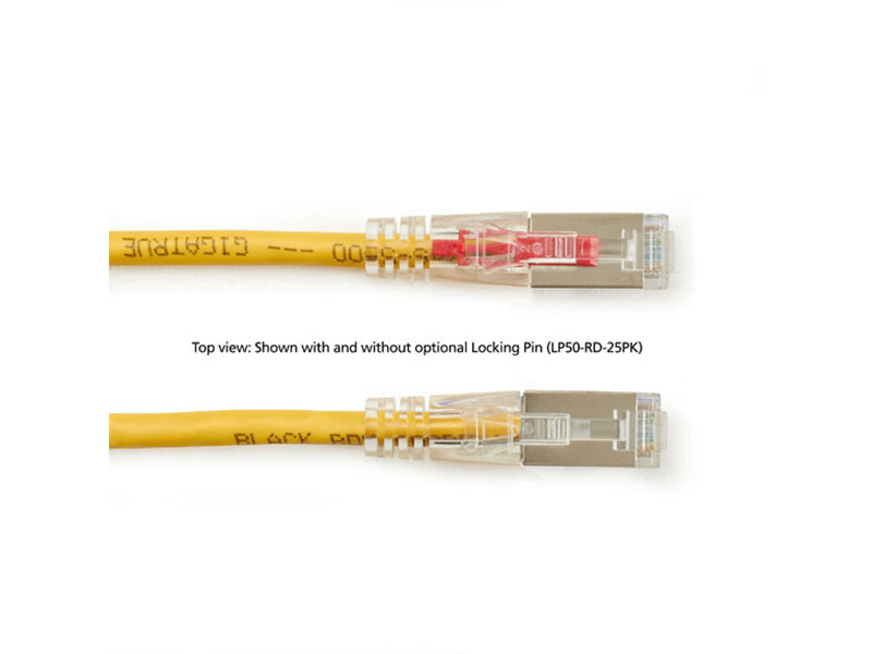 Cable Gigatrue 3 Cat6 de Black Box Corp., amarillo, 30 cm