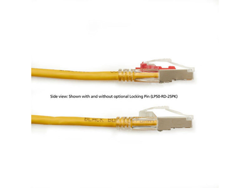 Cable Gigatrue 3 Cat6 de Black Box Corp., amarillo, 30 cm