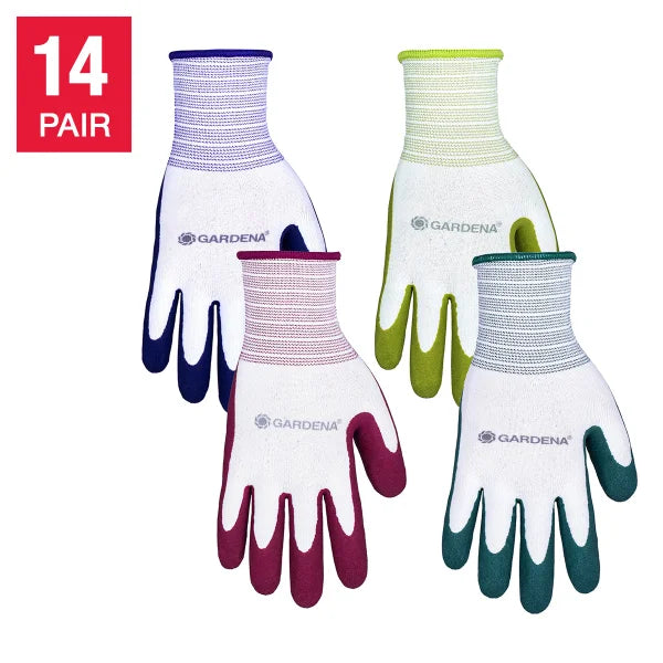 Gardena Latex Gloves, Pack of 14