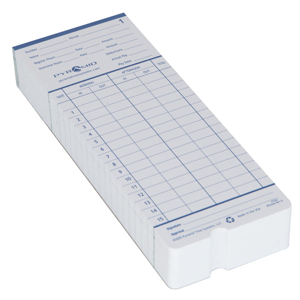 Carte de pointage pyramidale - Papier - 100/paquet