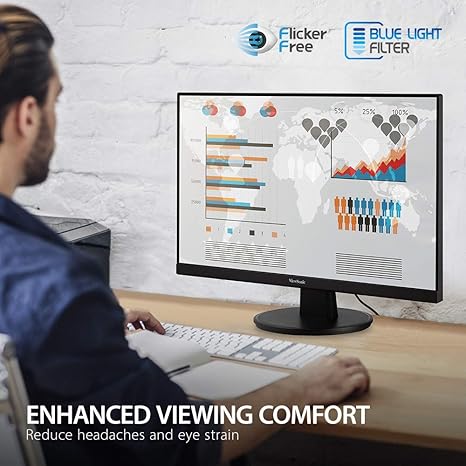MONITOR IPS DE 24" 1080P CON RESOLUCIÓN HDMI VGA 1920X1080
