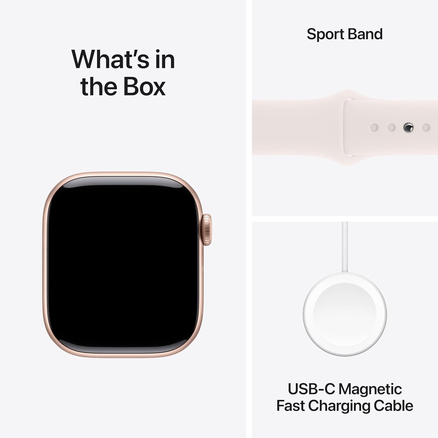 Apple Watch Series 10 GPS M/L- 46mm- Rose Gold