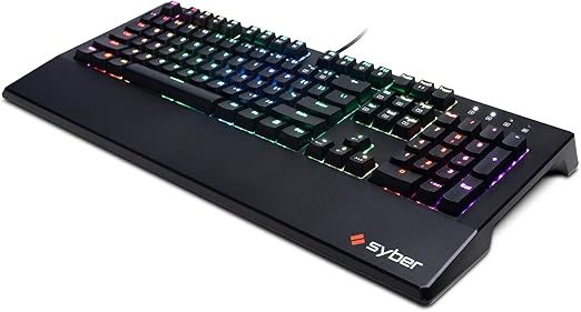 SOLO REEMPLAZO DE TECLADO PARA JUEGOS USB RGB DE 7 COLORES