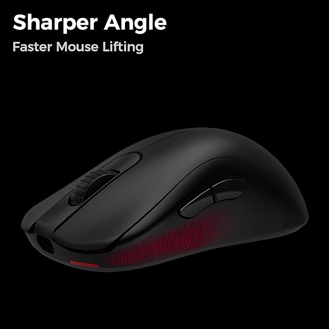 Ratón para juegos Benq Zowie, inalámbrico, negro, tamaño pequeño, sin controladores