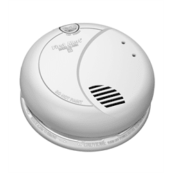 BRK 120V Photoelectric Smoke Detector with Battery Backup (7010BA)