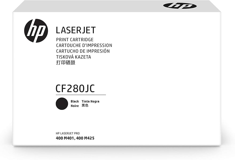 CARTUCHO DE TÓNER LASERJET DE CONTRATO NEGRO 80J