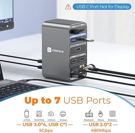 ESTACIÓN DE ACOPLAMIENTO CON ALIMENTACIÓN DE 65 W USB-C