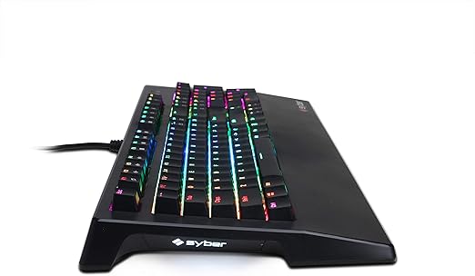 SOLO REEMPLAZO DE TECLADO PARA JUEGOS USB RGB DE 7 COLORES